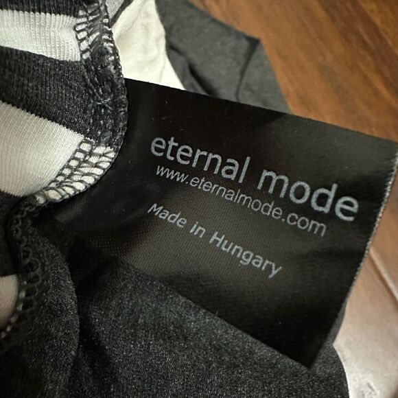 ETERNAL MODE Lotus Pants Heather Gray High Rise Stretch Asymmetric NWOT - Picture 11 of 16